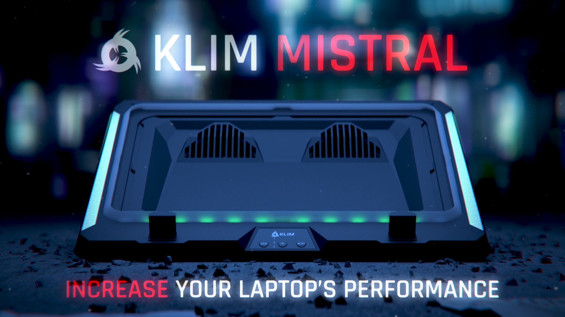 Amazon.com: KLIM Mistral Laptop Cooling Pad - New - Powerful Turbo
